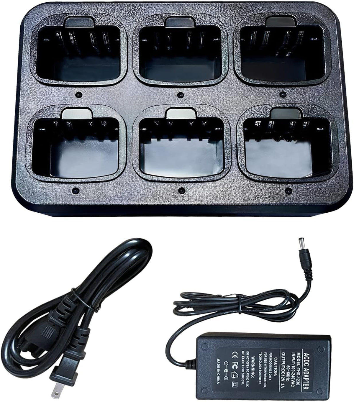 WPLN4232A 6-Way Multi-Unit Rapid Charger for Motorola XPR 7000/6000/3000 & APX Series