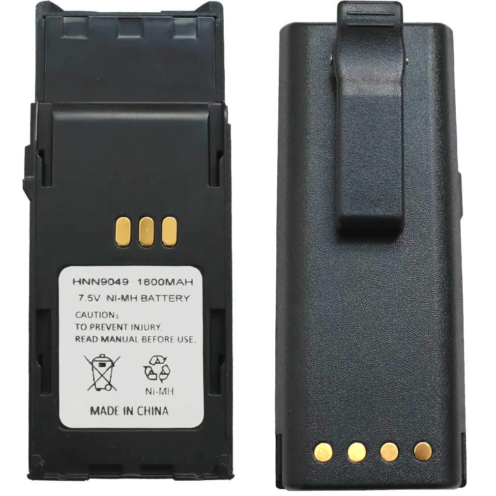 HNN9049A 7.5V 1800mAh Ni-MH Battery with Belt Clip for Motorola Radius P1225, P1225LS