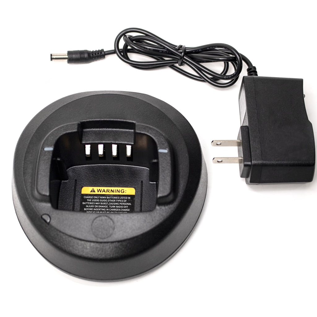 PMLN5398A Rapid Single-Unit Desktop Charger with AC Adapter for Motorola CP185, CP100d, CP1300, EP350 (PMLN5228A)