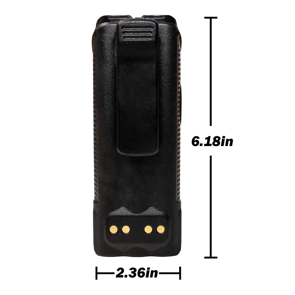 NTN8294AR / NTN8923AR 7.2V 2100mAh Ni-MH Battery with Belt Clip for Motorola XTS3000, XTS3500, XTS5000