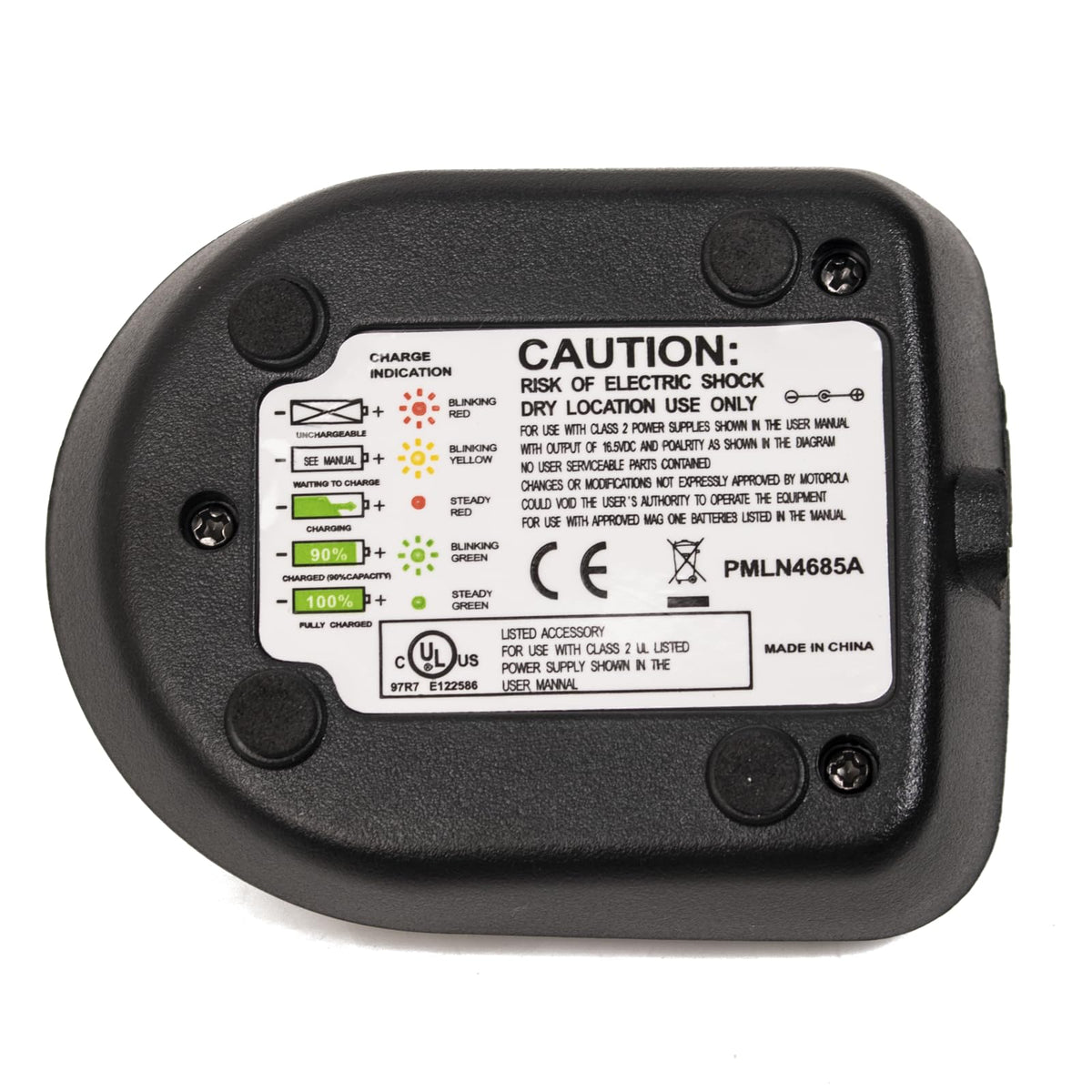 PMLN4822AR Single-Unit Rapid Charger for Motorola MagOne BPR40 & A8 Radios
